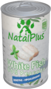 Comida Humeda NatalPlus White Fish Lata 400gr