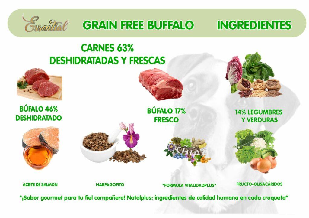 Grain Free Buffalo ingredientes