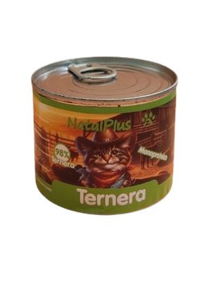 Comida Húmeda Gatos - Ternera Monoproteico 200gr